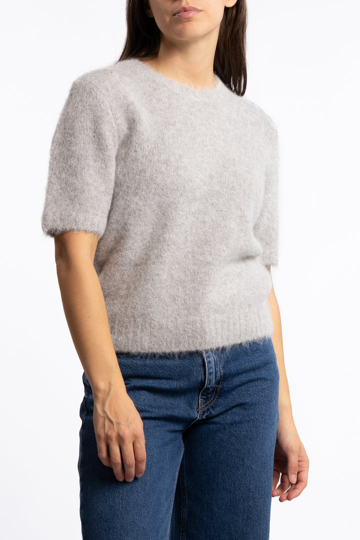 Sajeanne Top 15425 - Light Grey Mel.