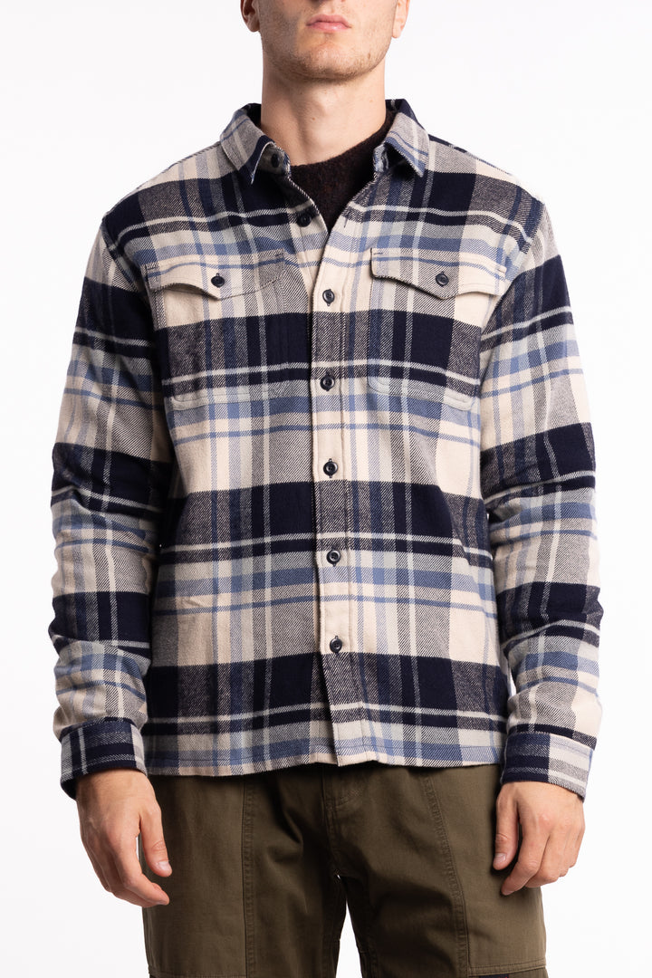 M Fjord Flannel Shirt Hibernate: Sunken Blue