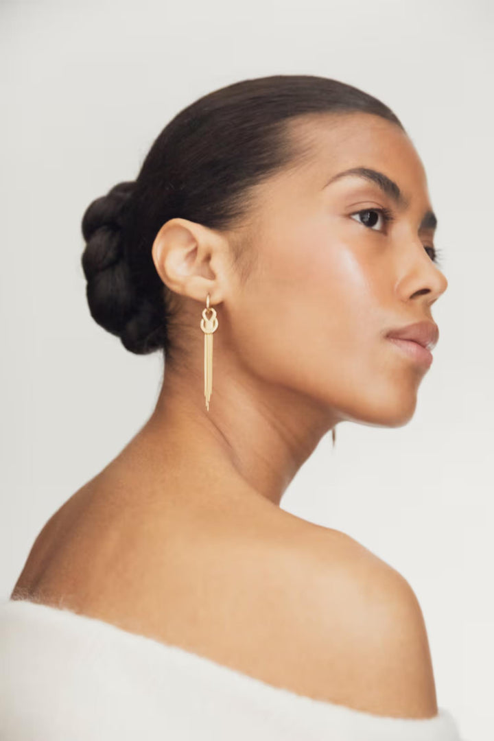 The Fringe Earrings - Gold