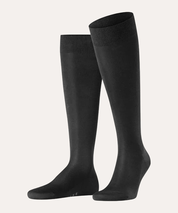 Tiago Knee Socks Black - packshot