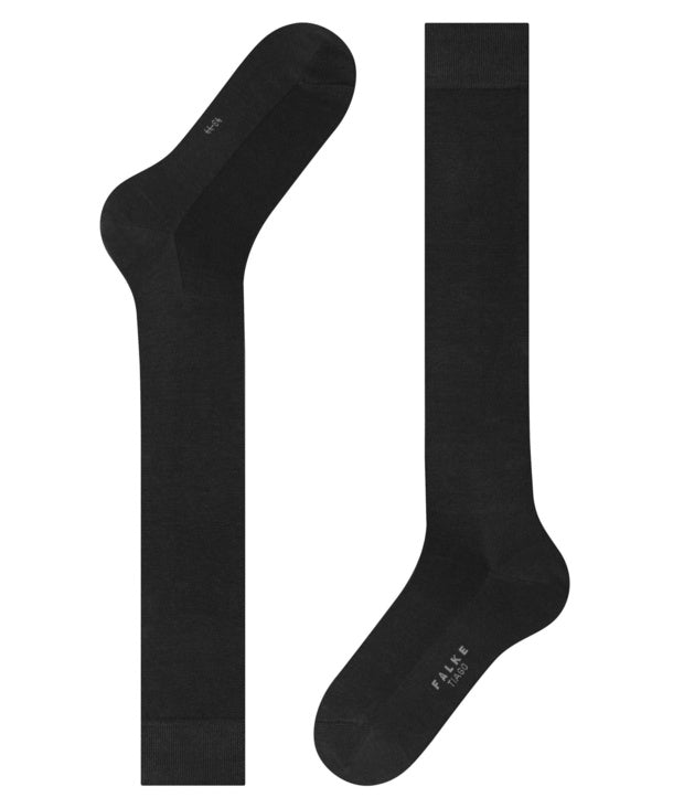 Tiago Knee Socks Black - detalj