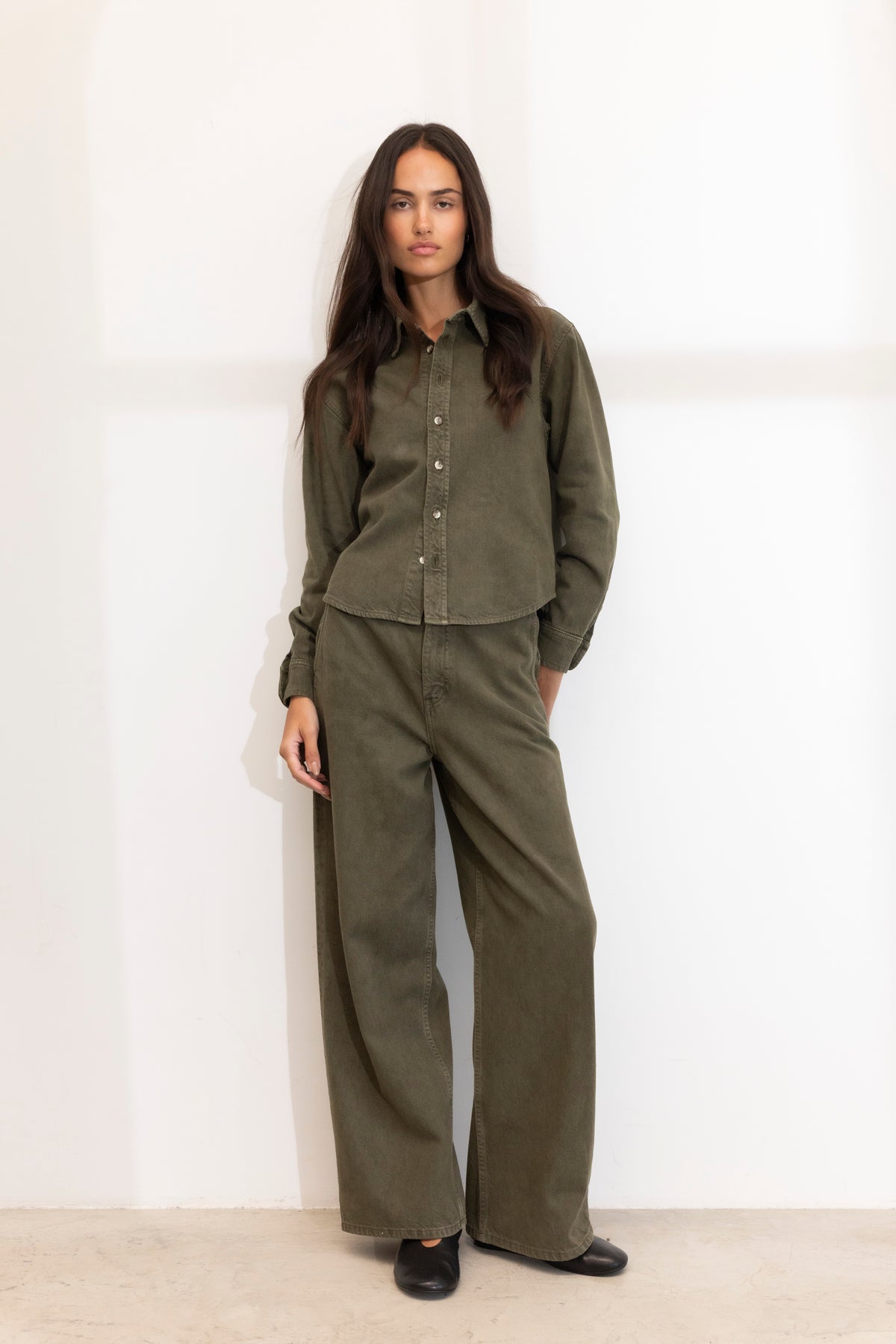 Francis shirt - Green - modellbilde
