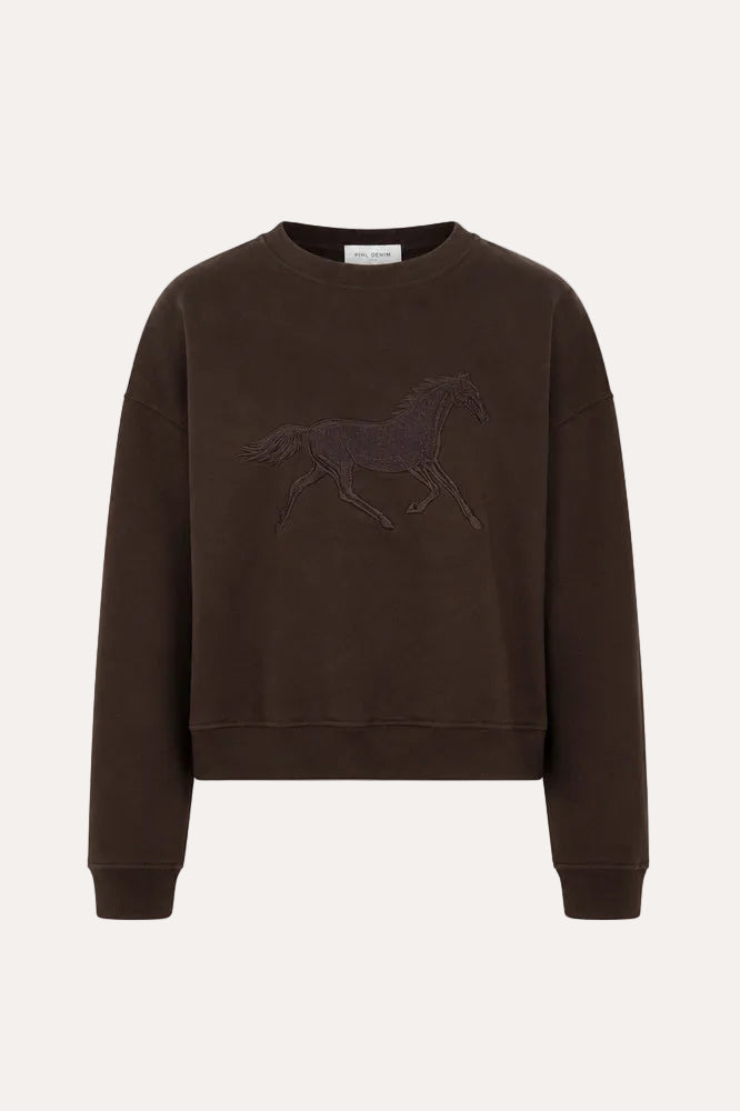 Moira Sweatshirt Dark Brown