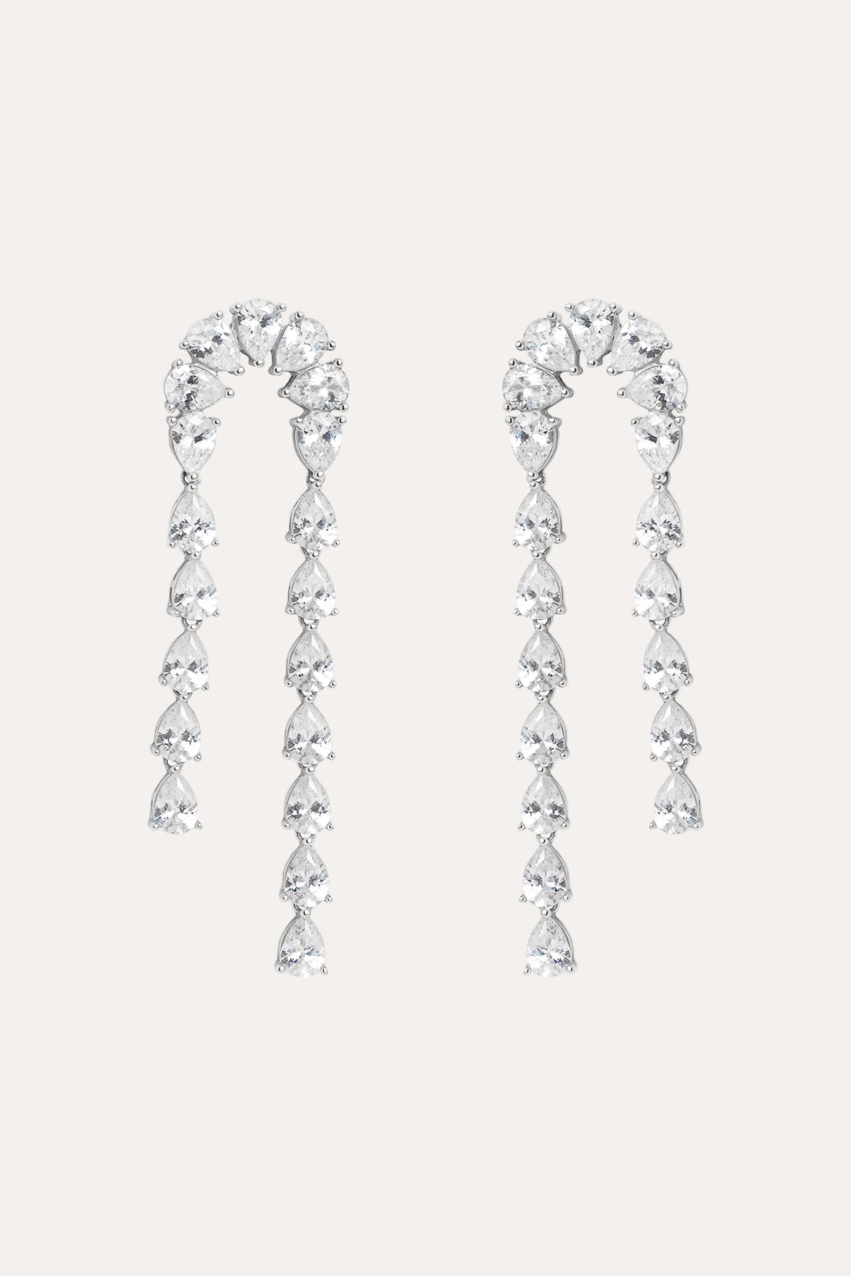 The Arc Earrings - Silver