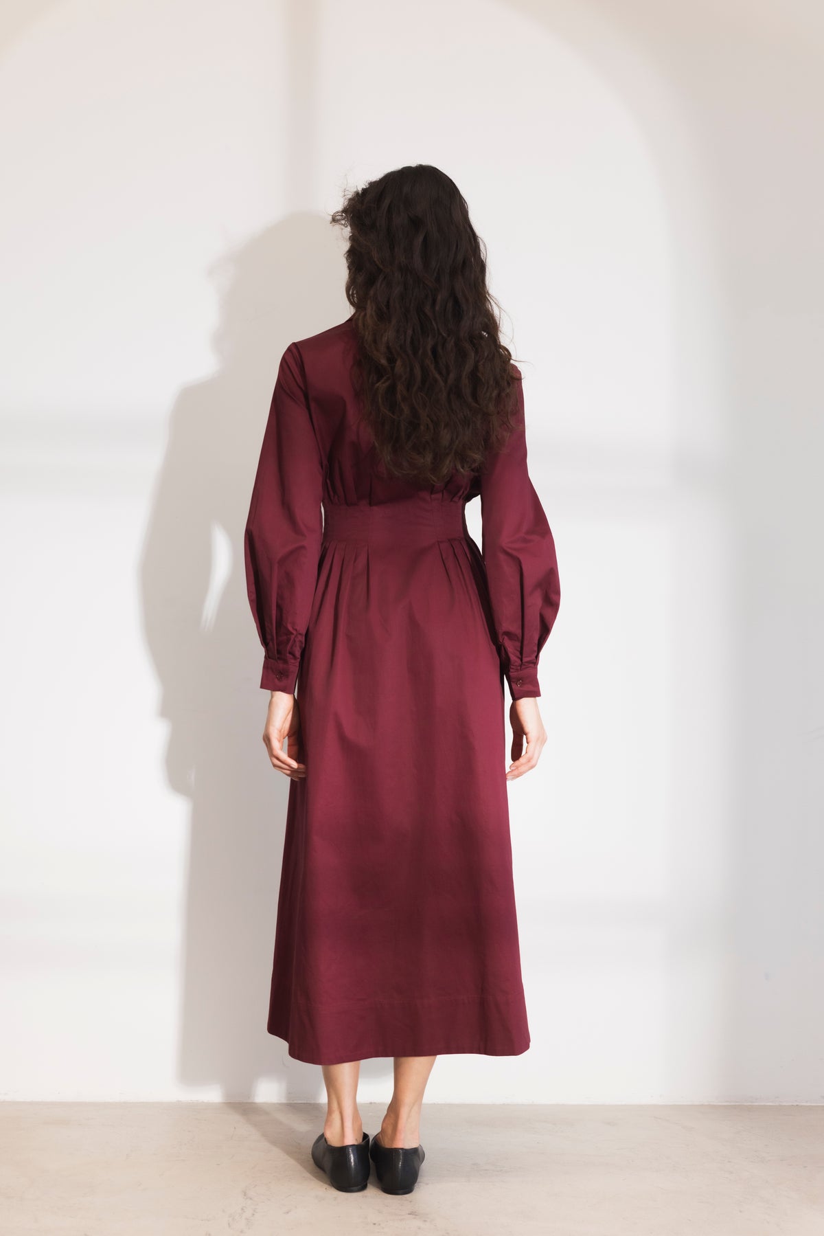 Noelle Dress - Dark Red