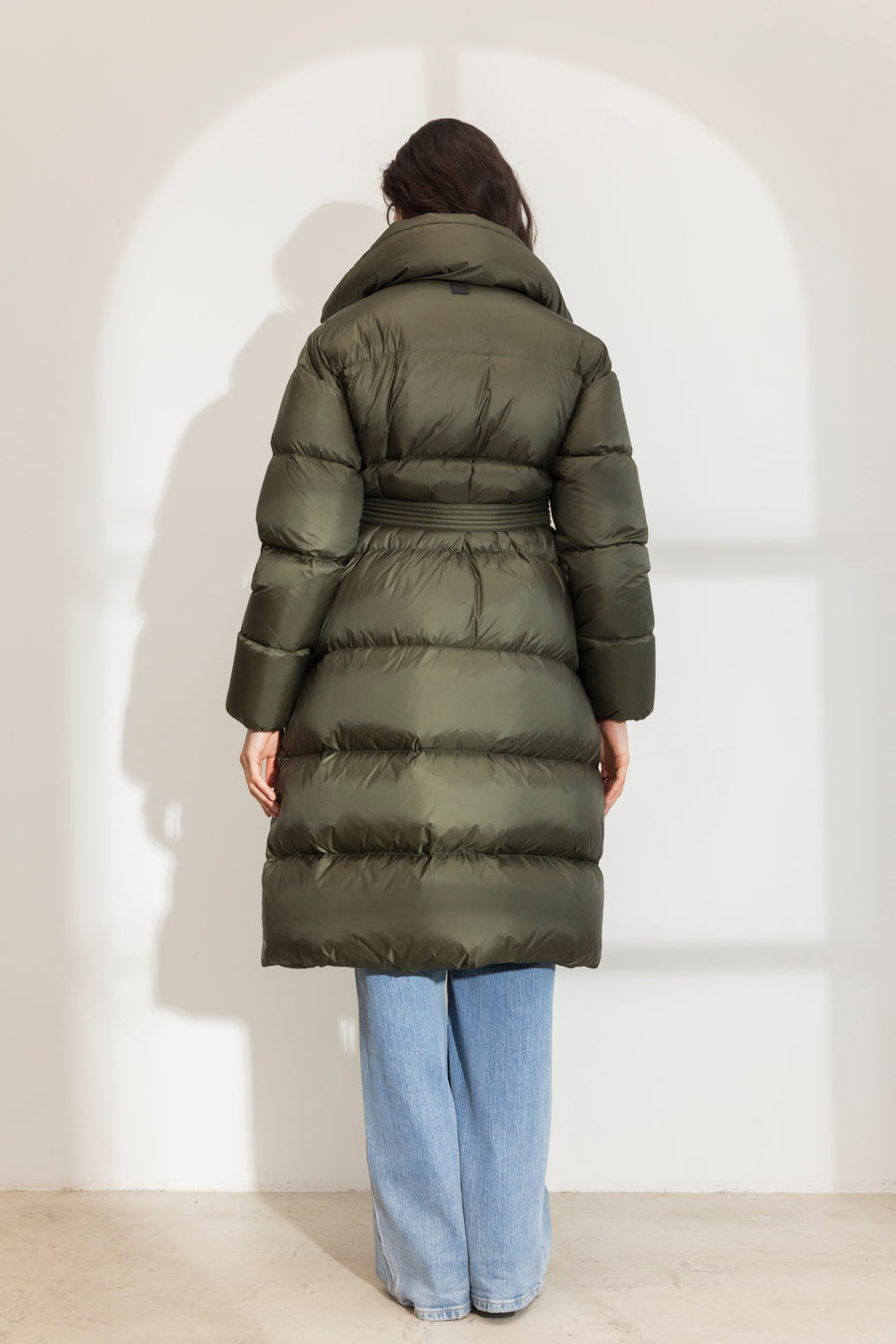 Whisper Down Coat - Dark Olive