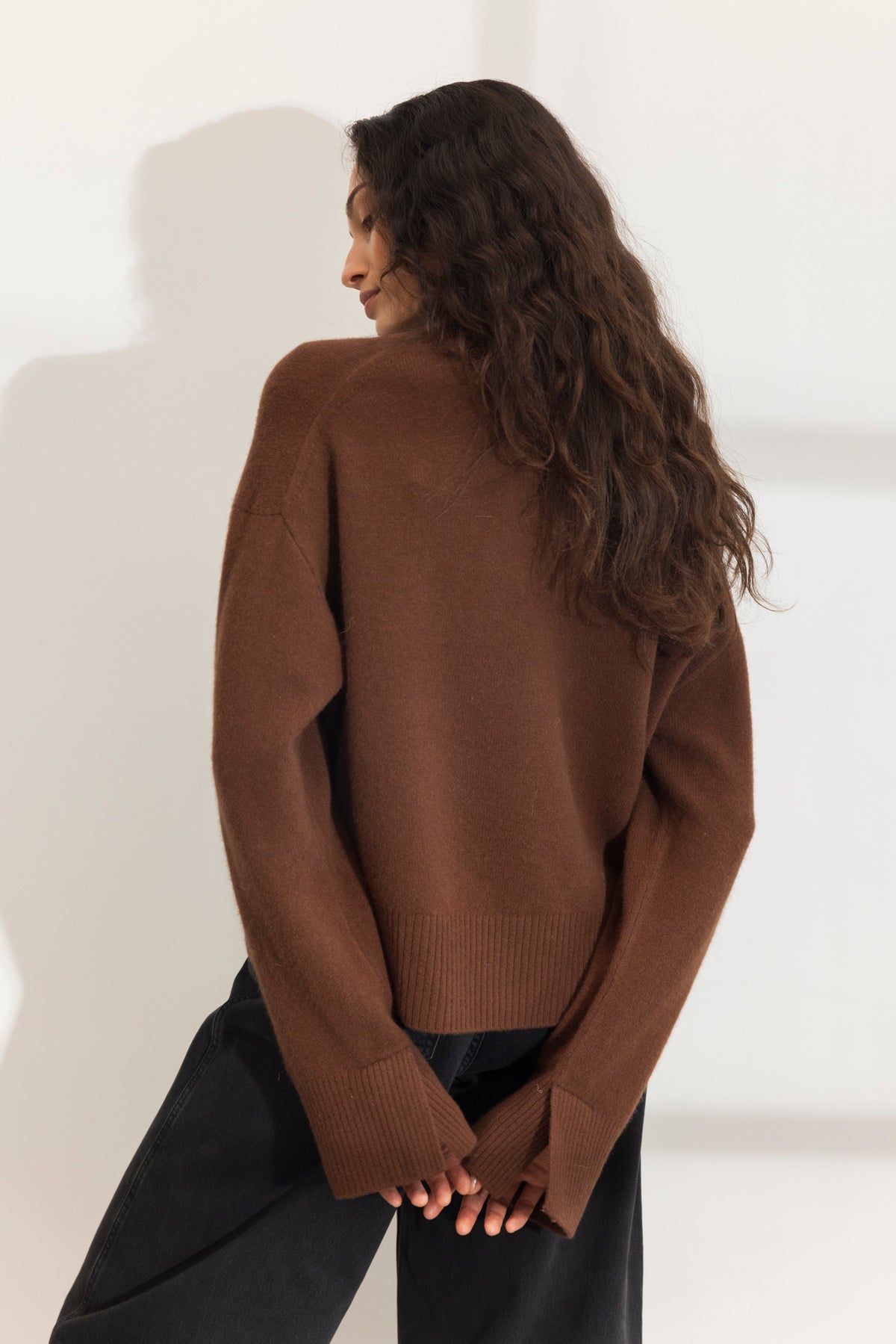 Abigail Knit - Cognac modell