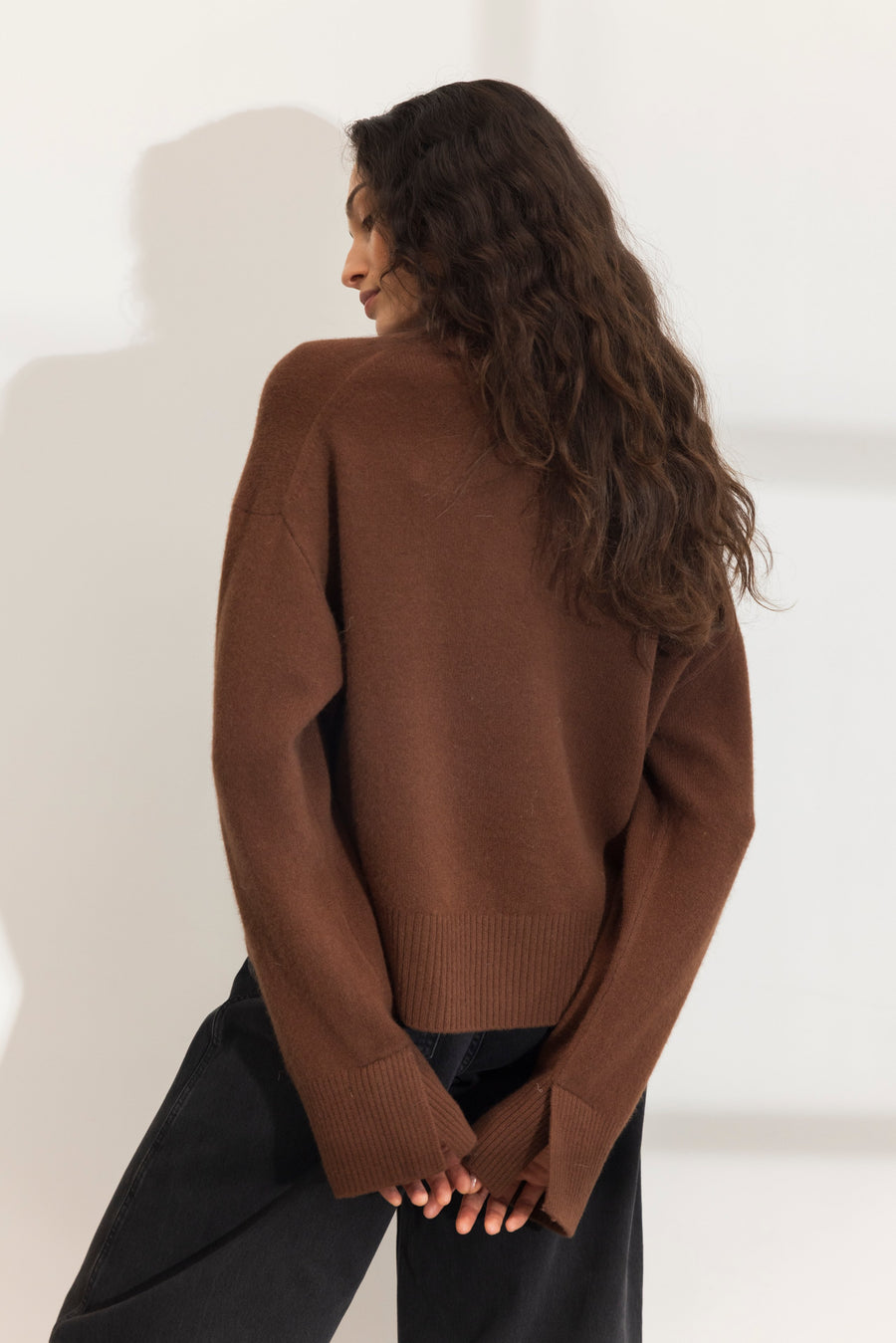 Abigail Knit - Cognac modell