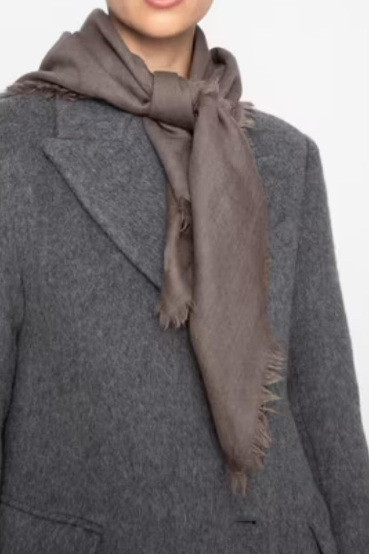 Agra Scarf- Dark Taupe