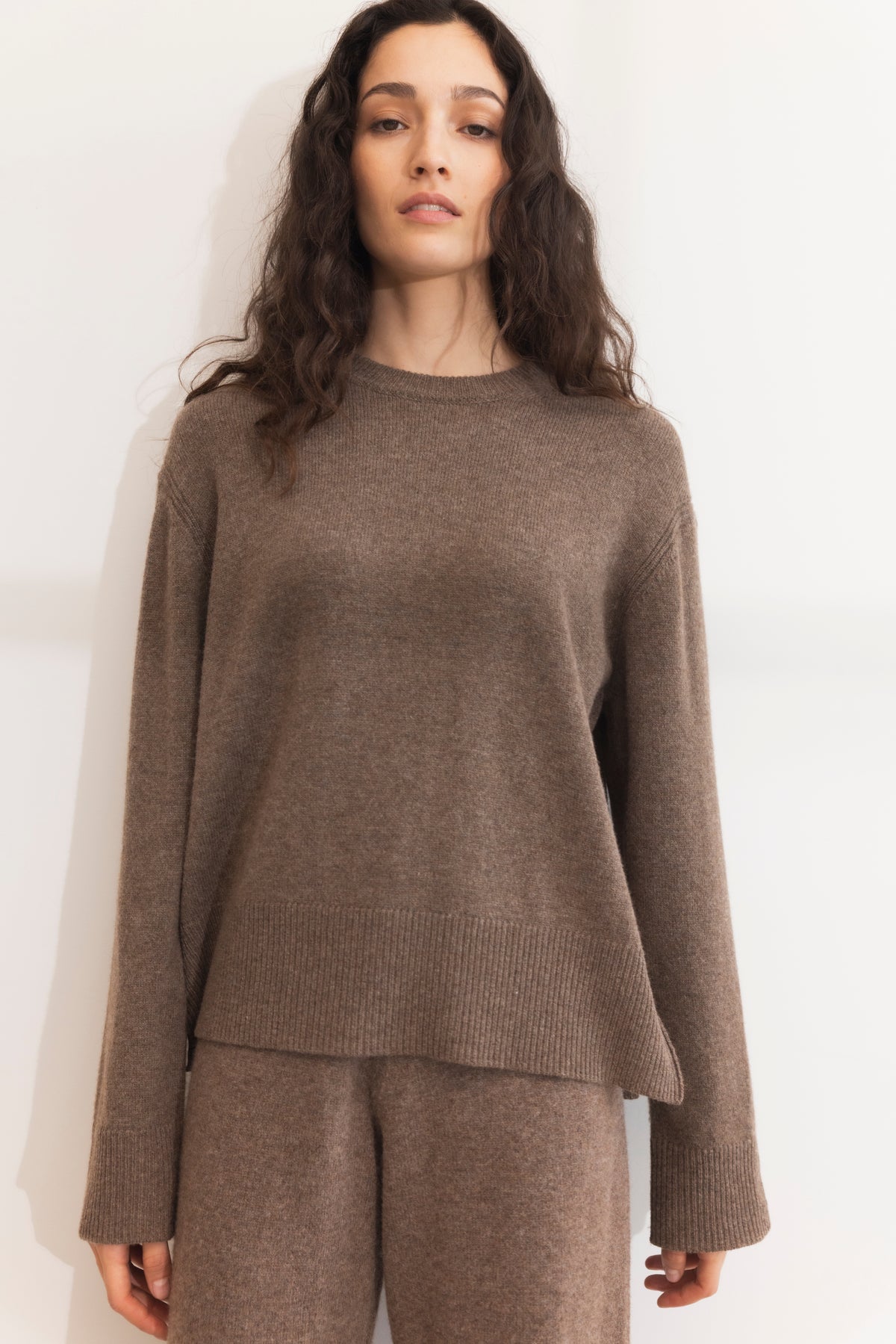 Shirley Knit - Dark Taupe Melange