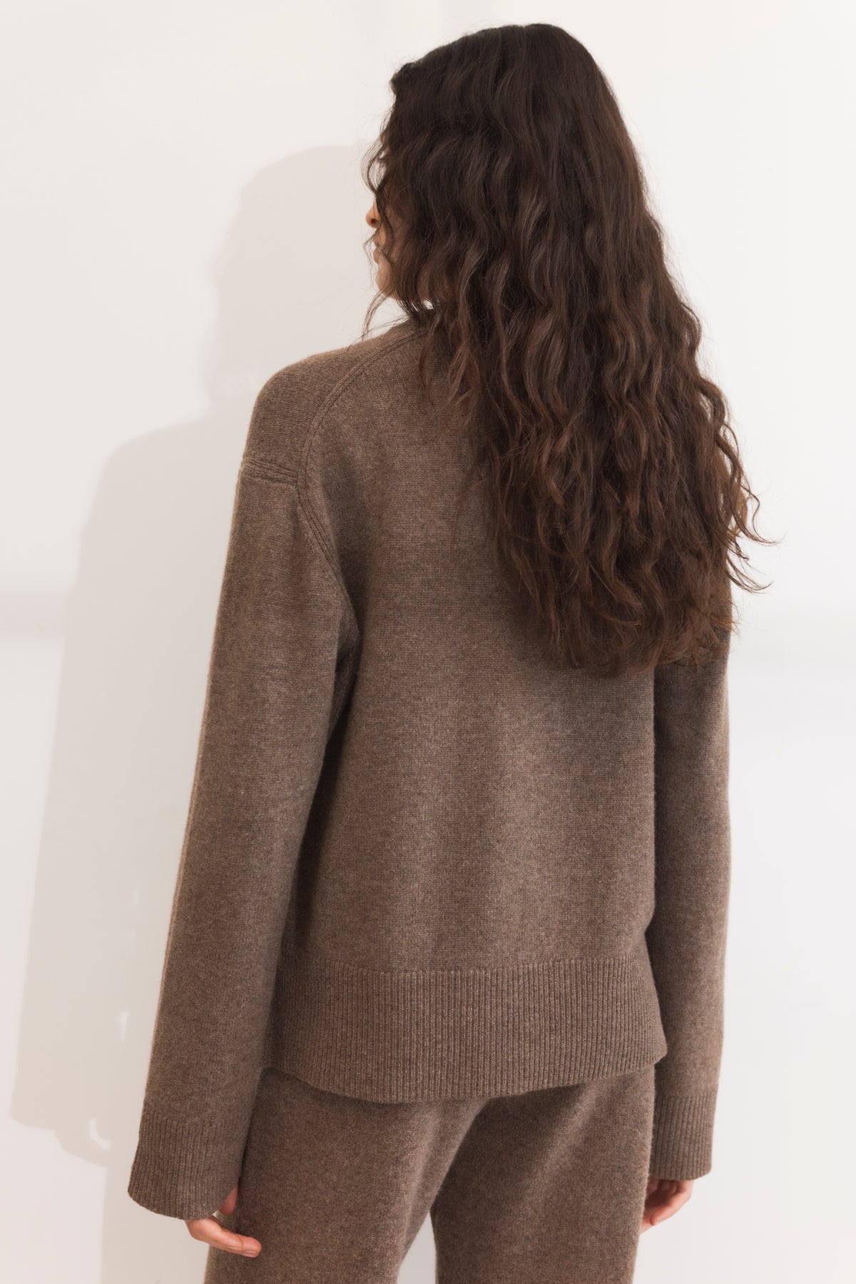 Shirley Knit - Dark Taupe Melange