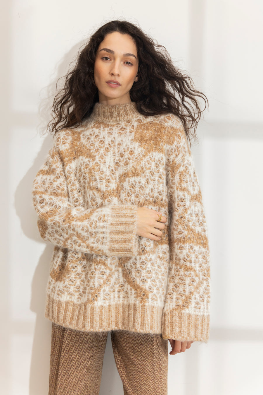 Bonnie Knit - Camel modell