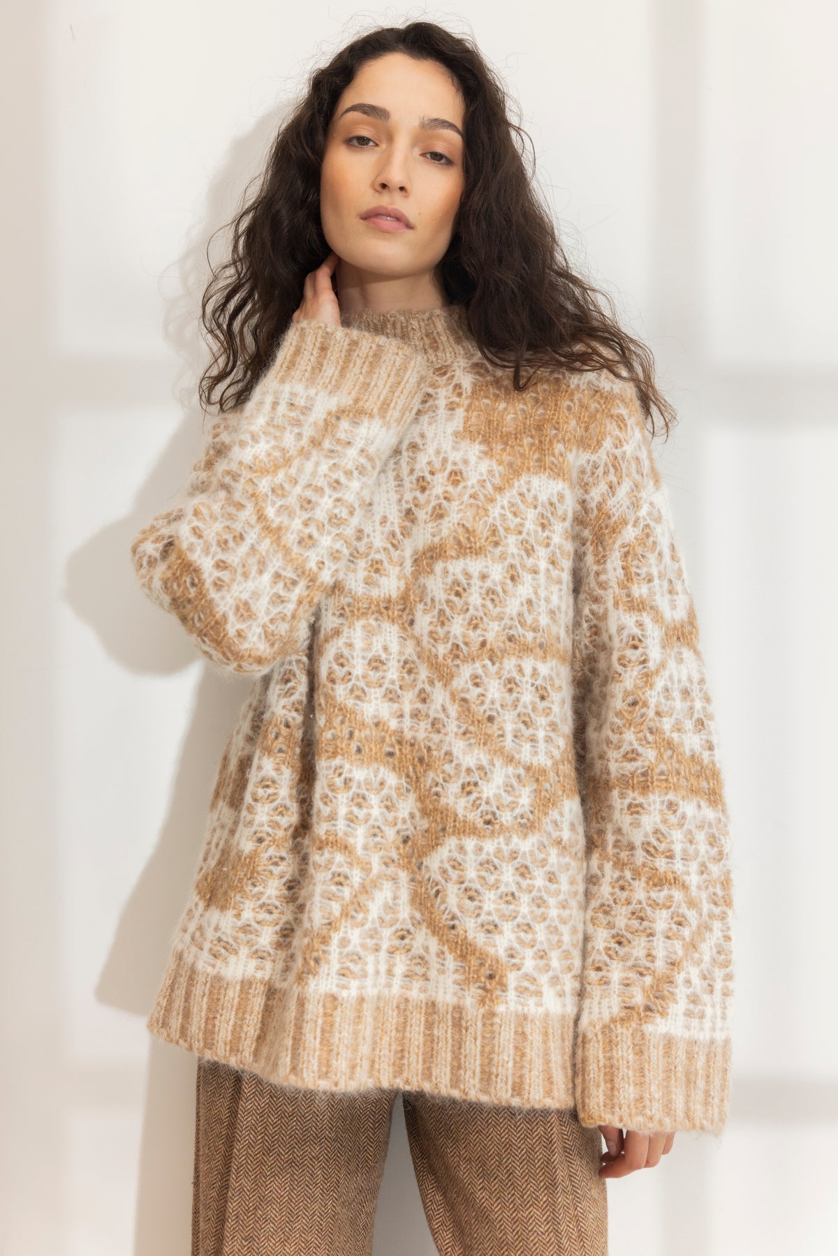 Bonnie Knit - Camel modell