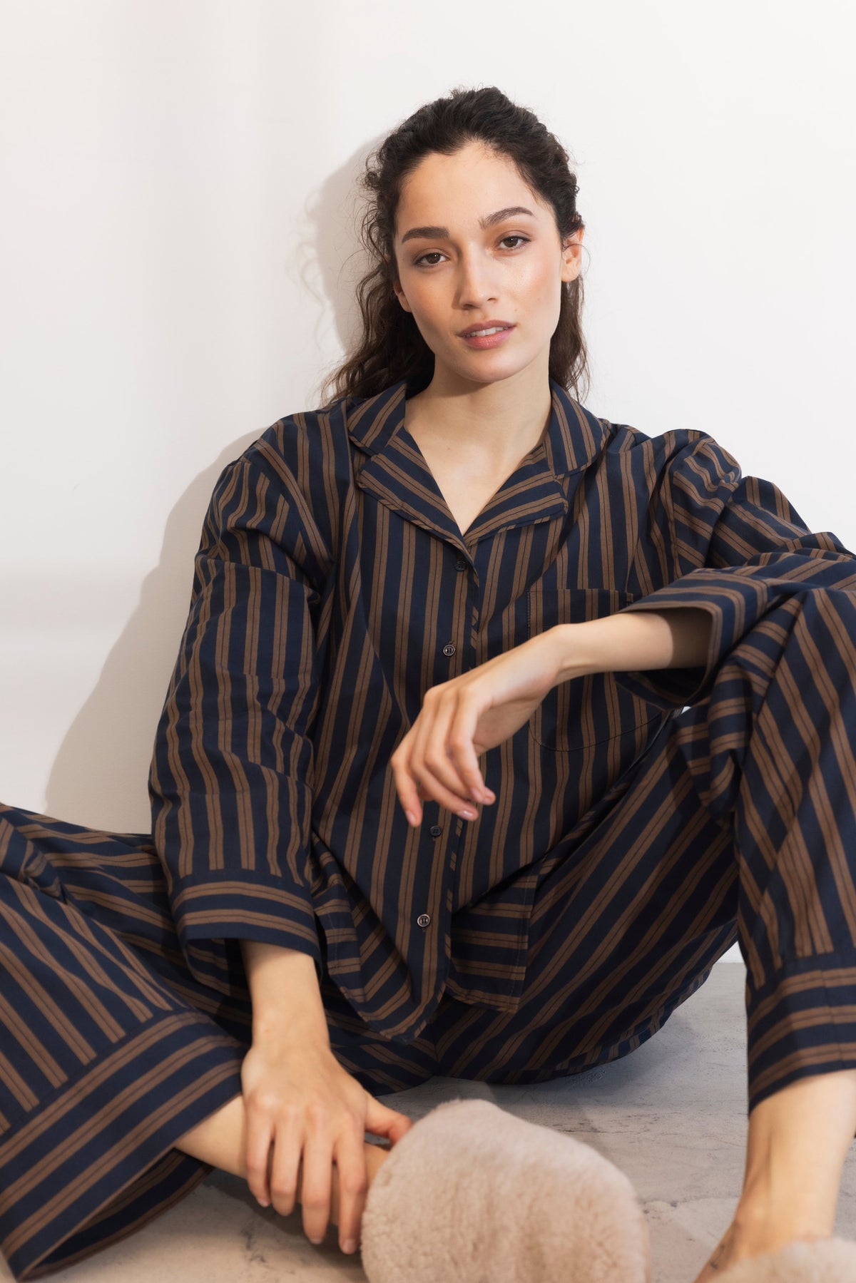 Soire Pyjamas set - Navy Stripe