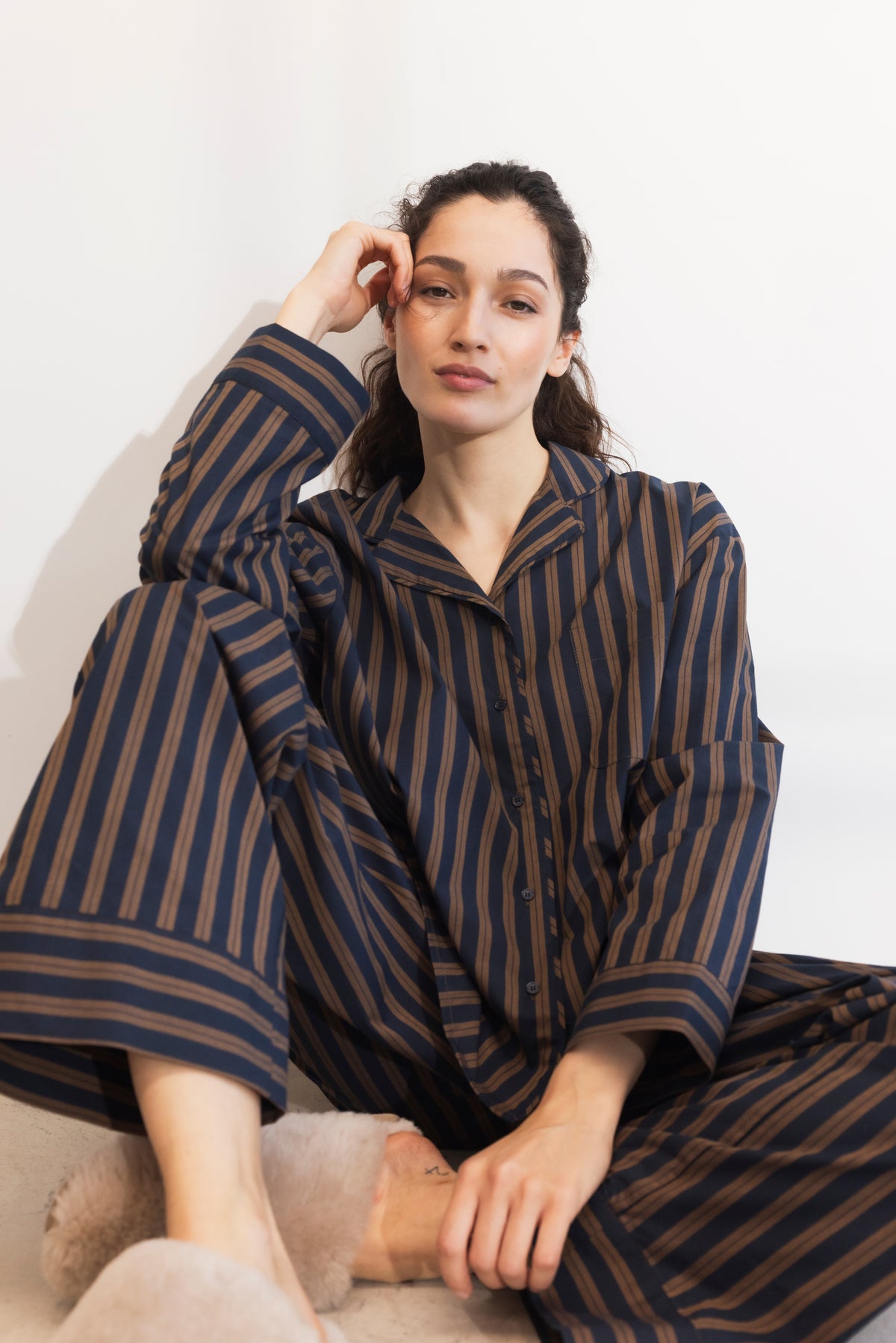 Soire Pyjamas set - Navy Stripe