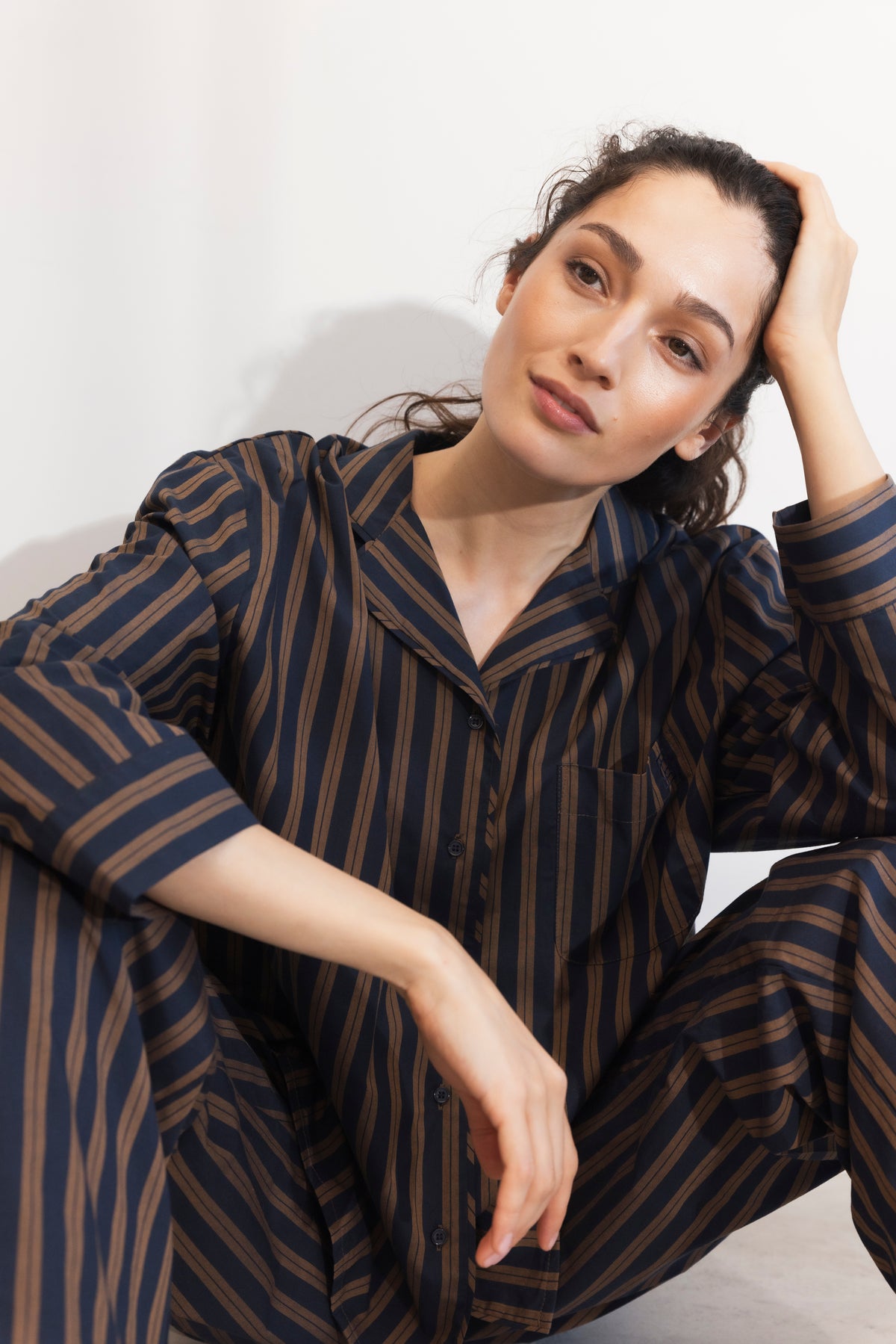 Soire Pyjamas set - Navy Stripe