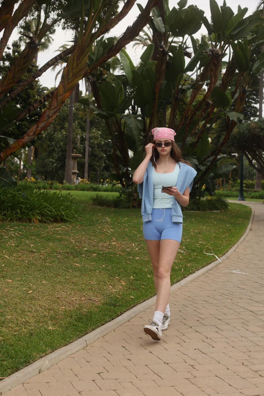 Padded Singlet Light Blue