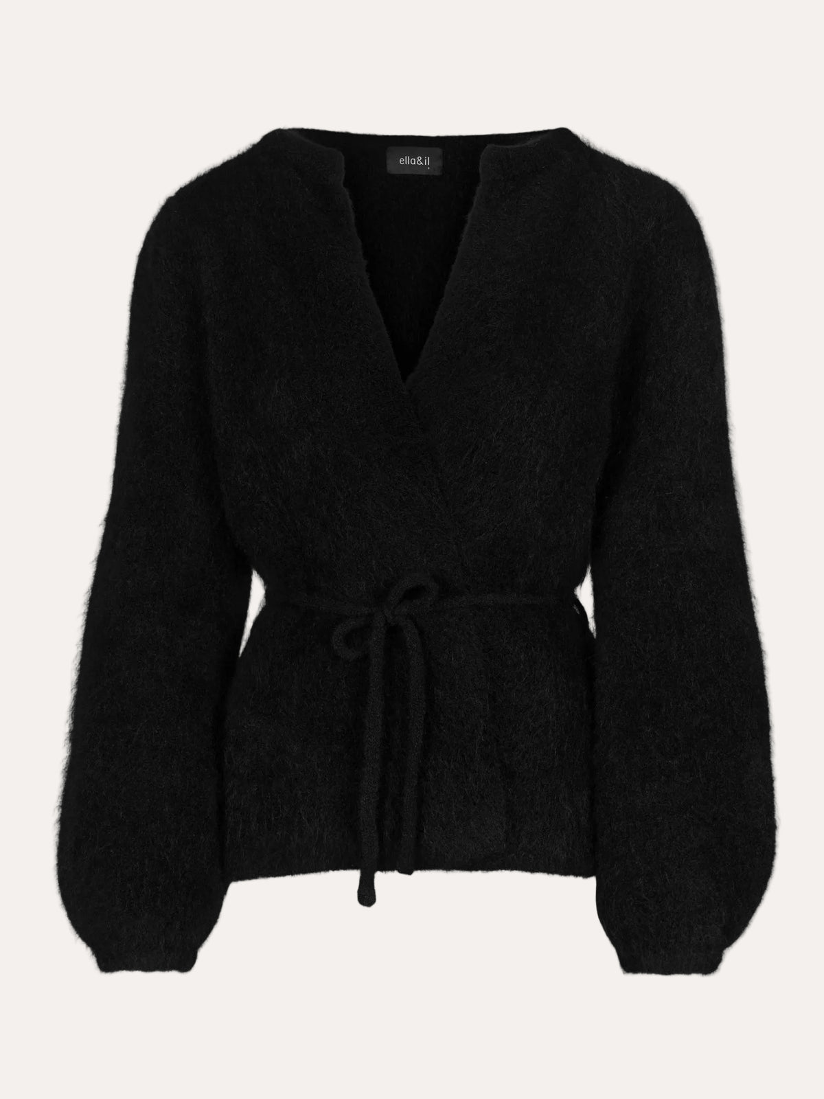Fredrikke Chunky Cardigan Black - packshot