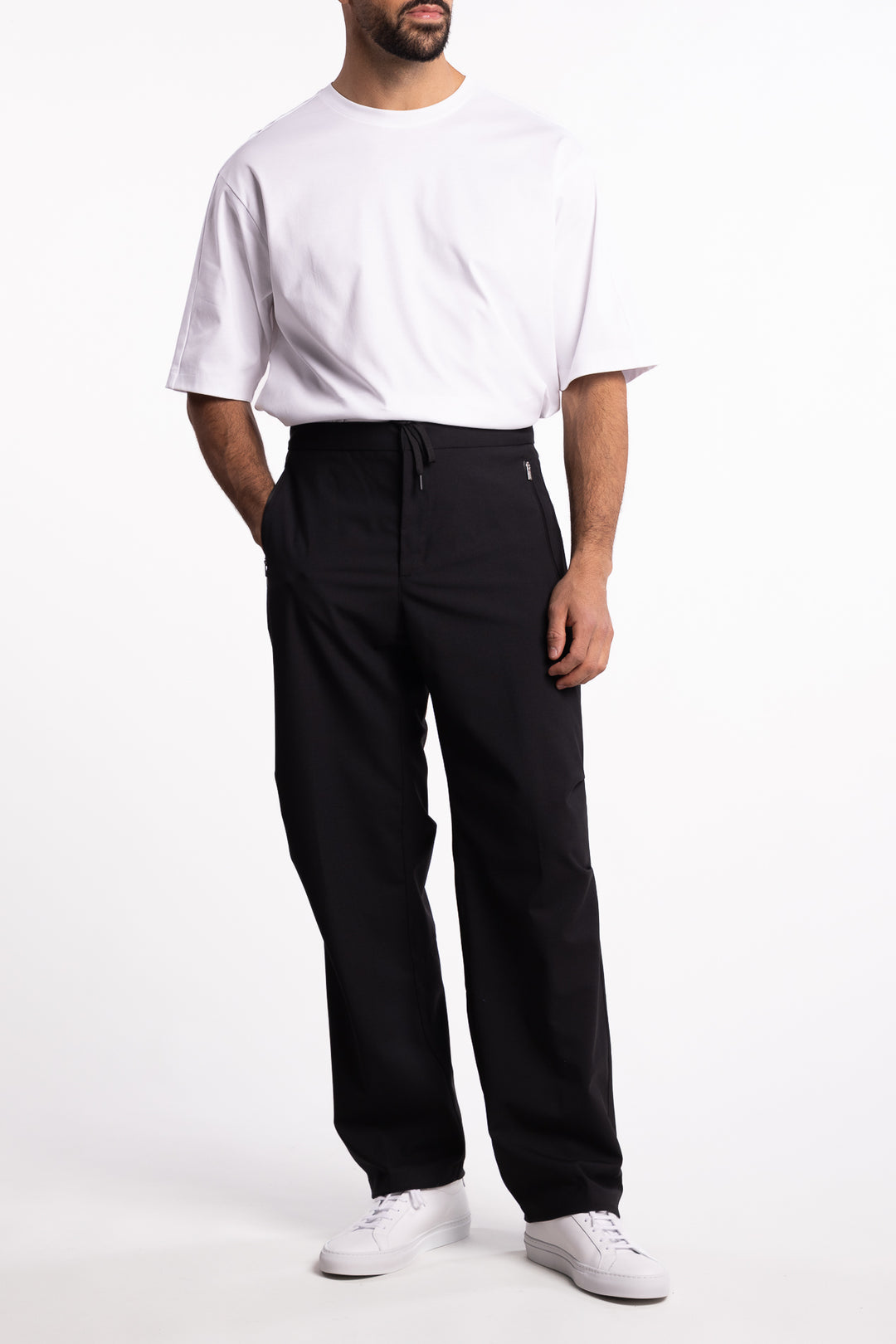 Laminar Woven Pants Nero