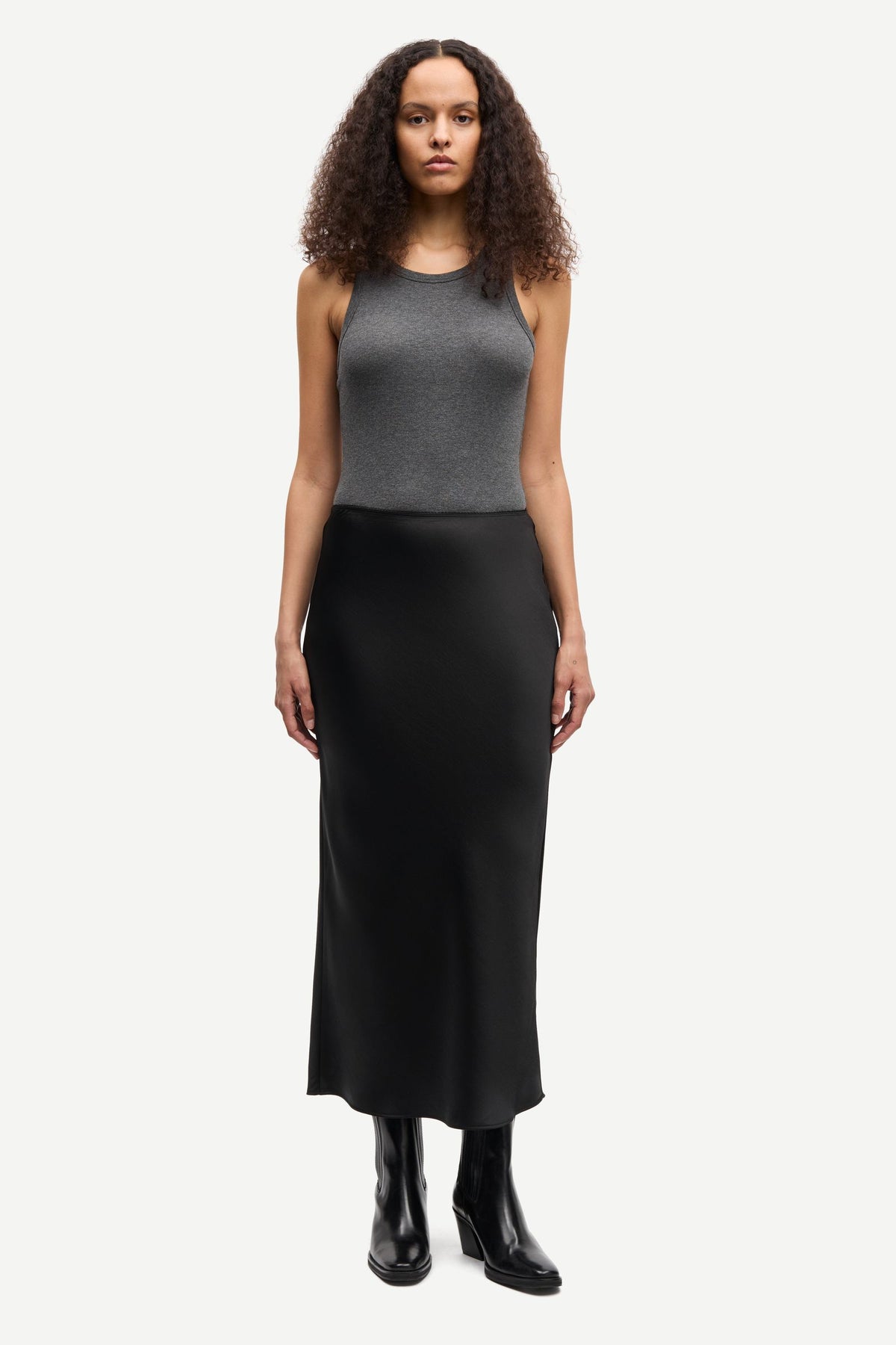 Saagneta Long Skirt 12956- Black