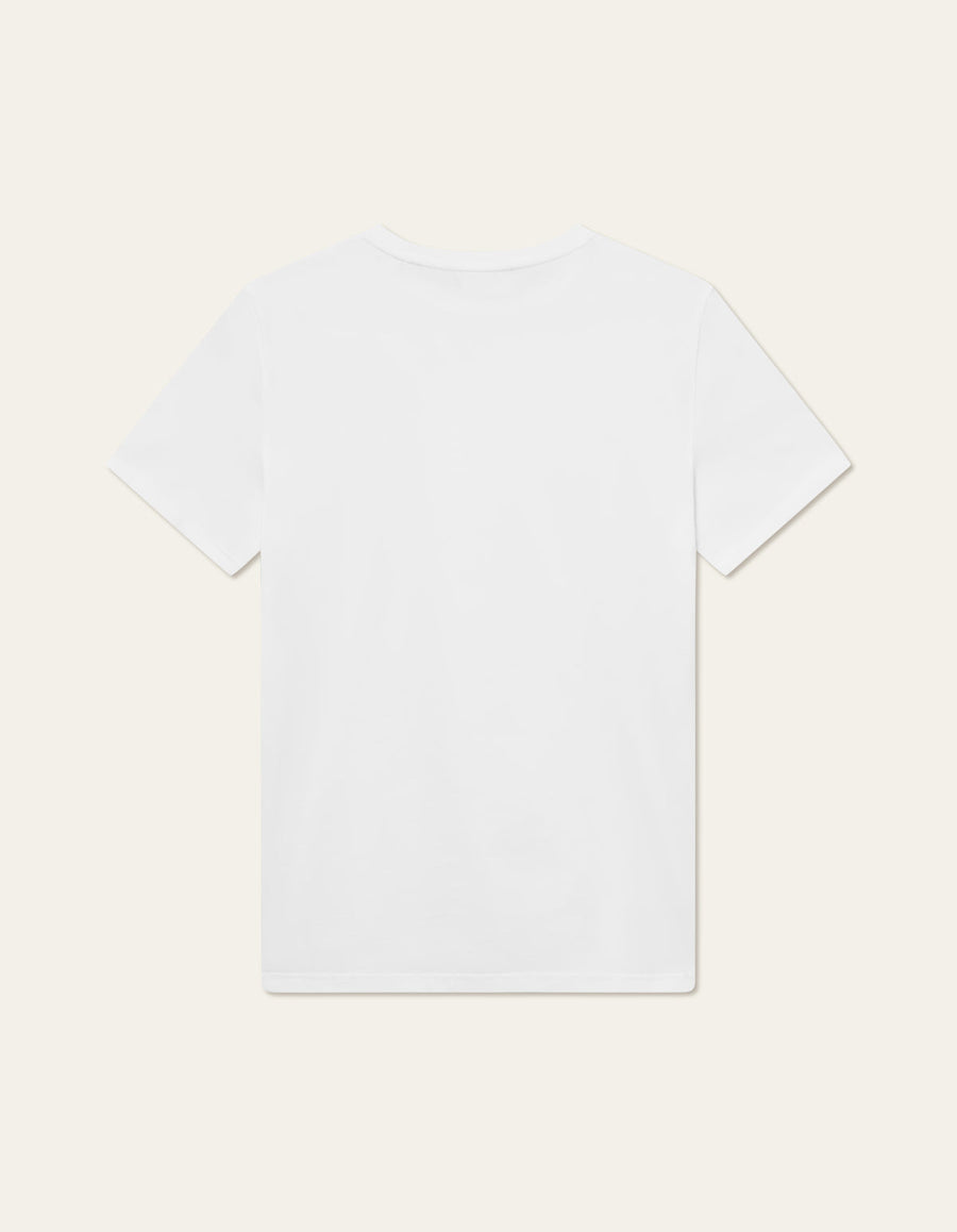 Nørregaard T-Shirt Tonal White – back
