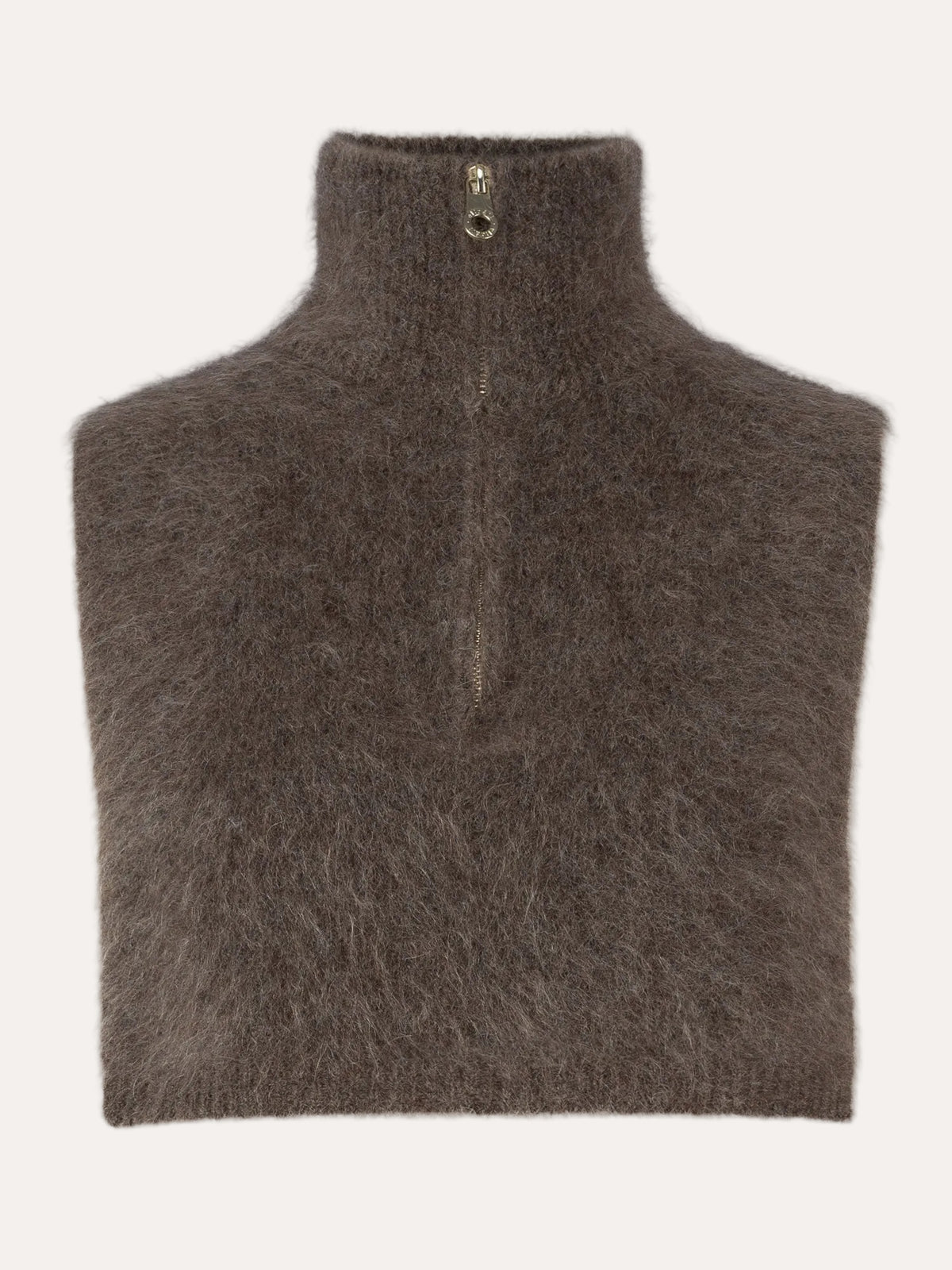Belinda Chunky High Neck Brown - packshot