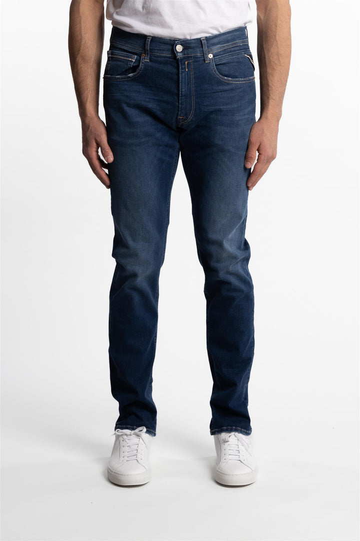 Grover Straight Fit Hyperflex Jeans Blue