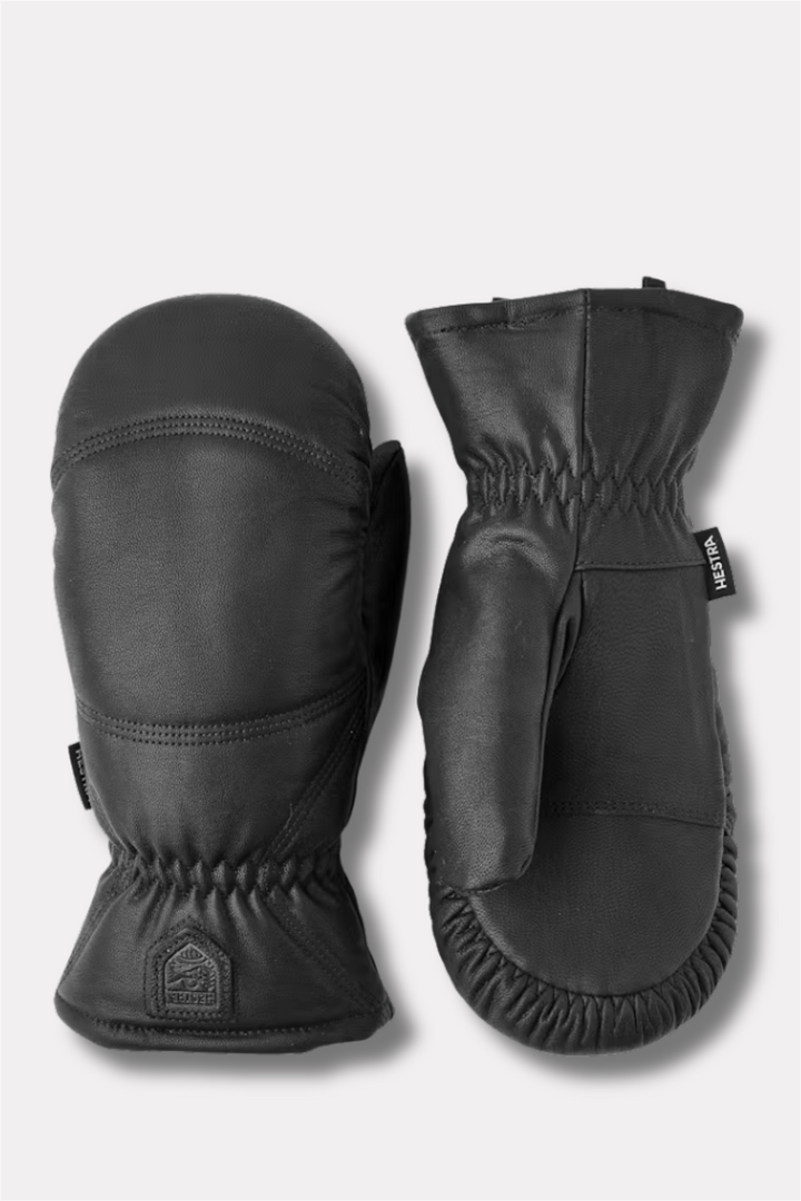 Leather Box Mitt Black