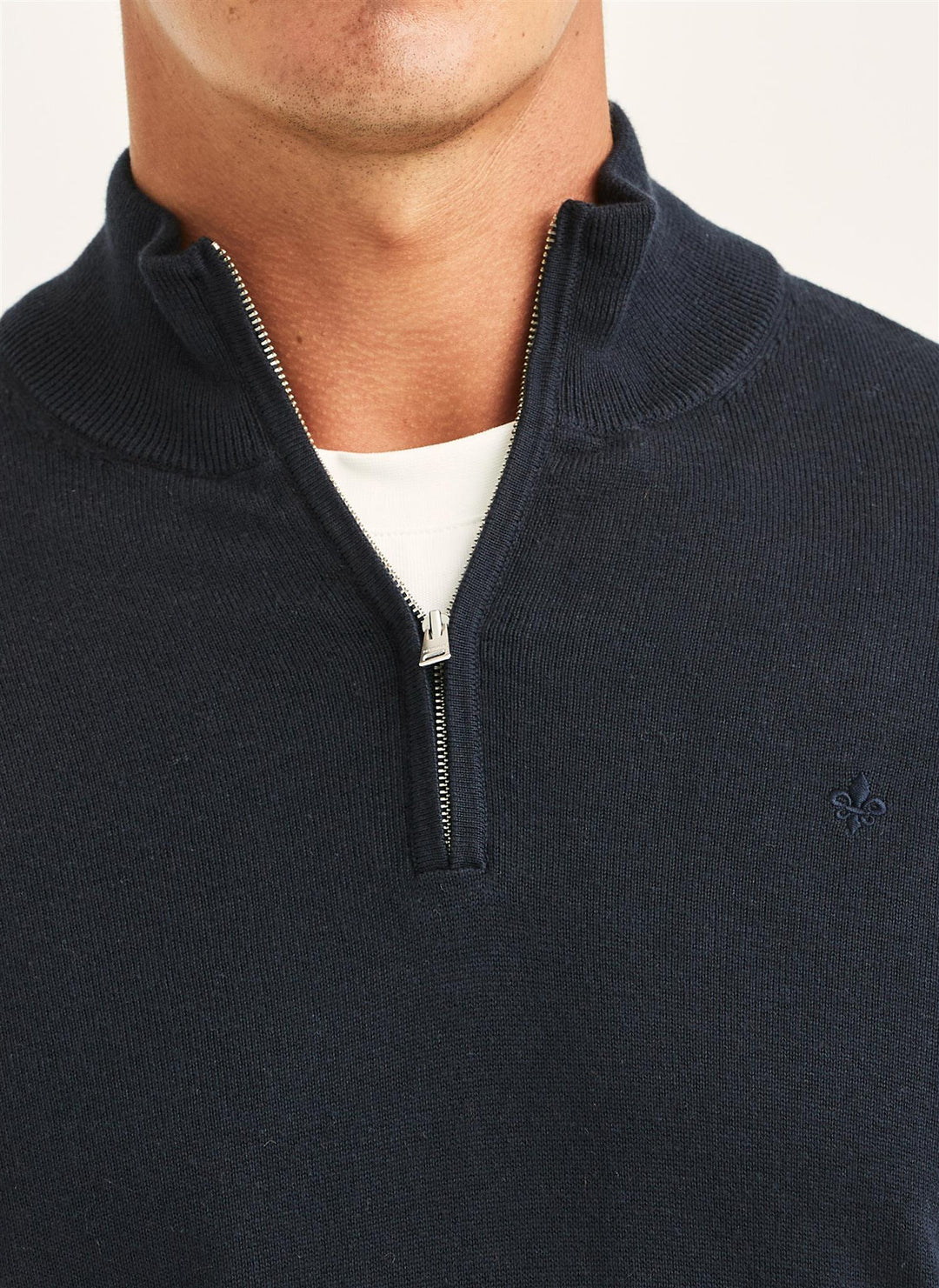 Riley Half Zip Old Blue
