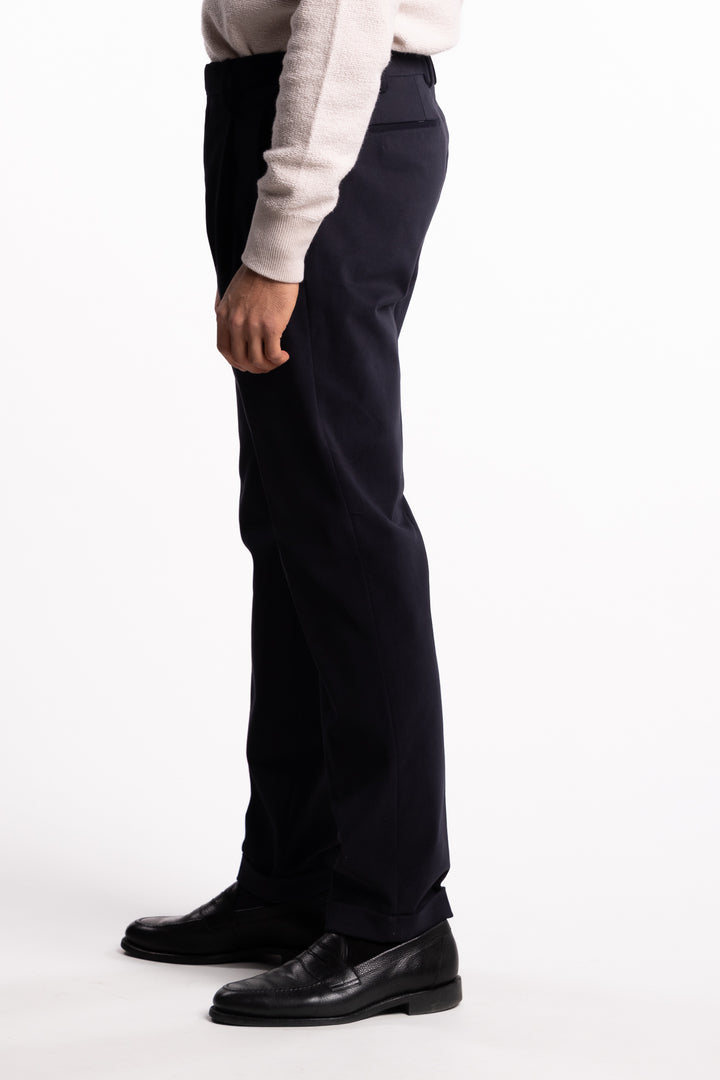 Retrolong Soft Cotton Stretch Navy