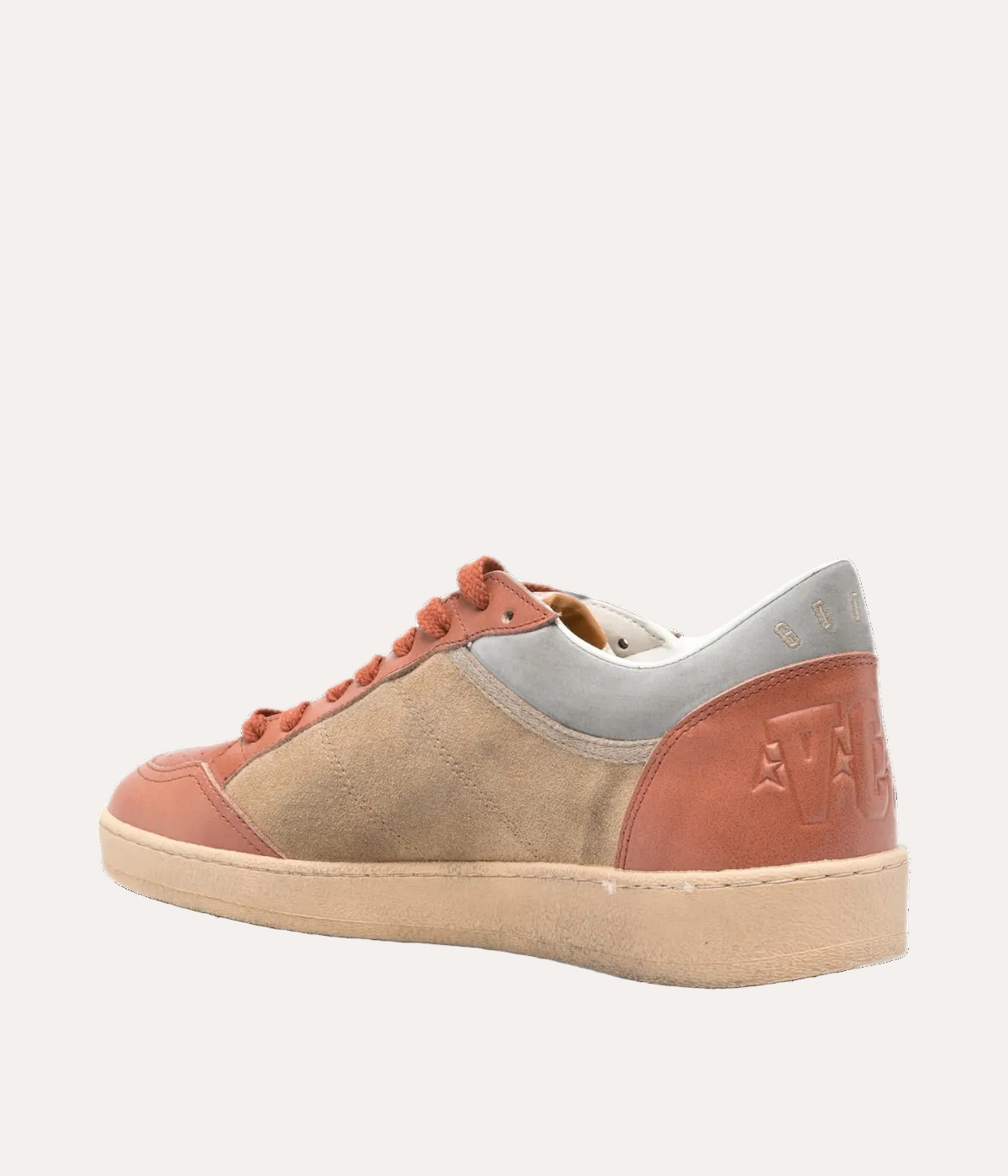 Golden Goose Ball Star Tobacco/Brandy/Beige - hælparti