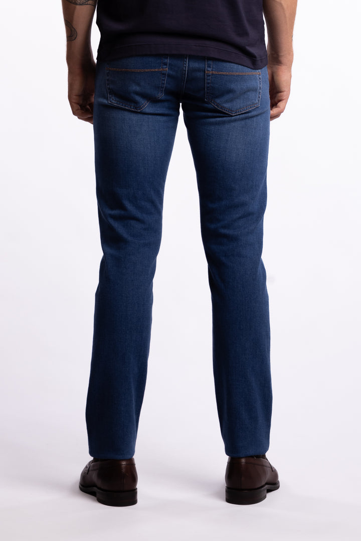 Michelangelo Slim Fit Jeans D375 Soft Touch Cloud