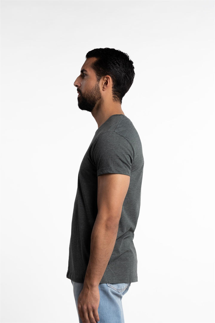 Kronos Round Neck T-Shirt Darkspruce Mel