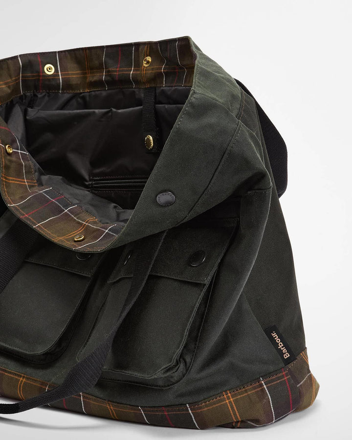 Field Wax Tote Bag Sage