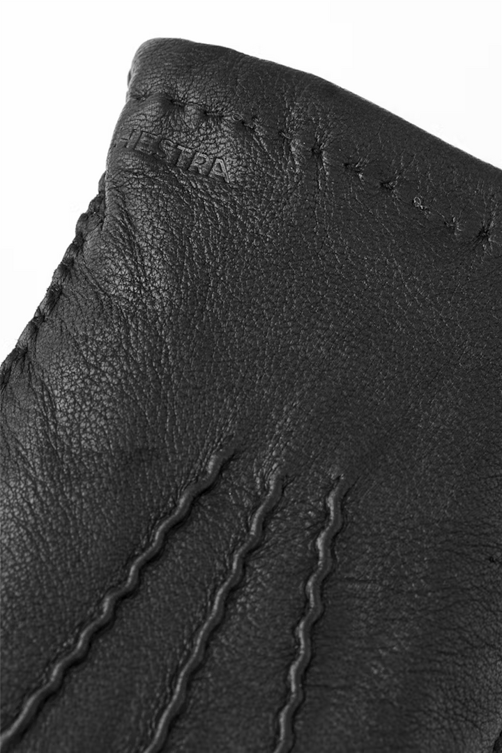 Matthew Deerskin Gloves Natural Black