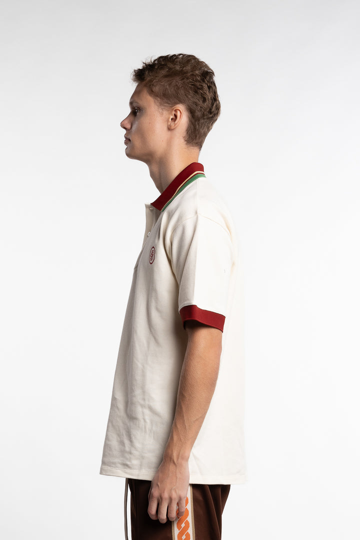 Short Sleeve Le Polo D´Miroir Cream