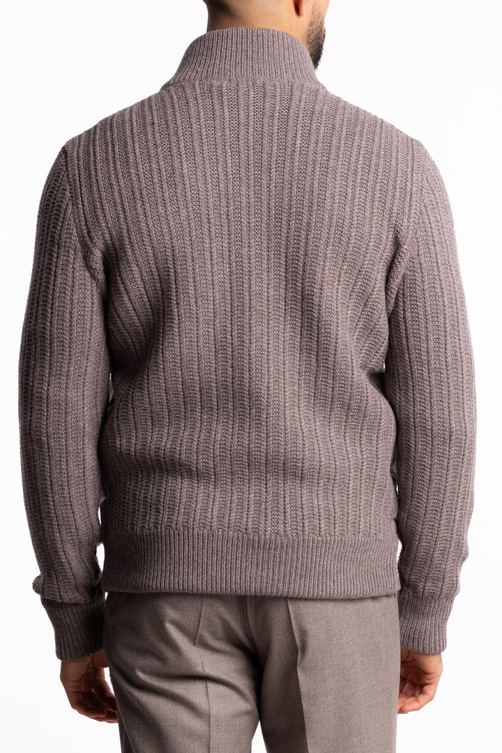 Giubbino Wool Hybrid Jacket Grey