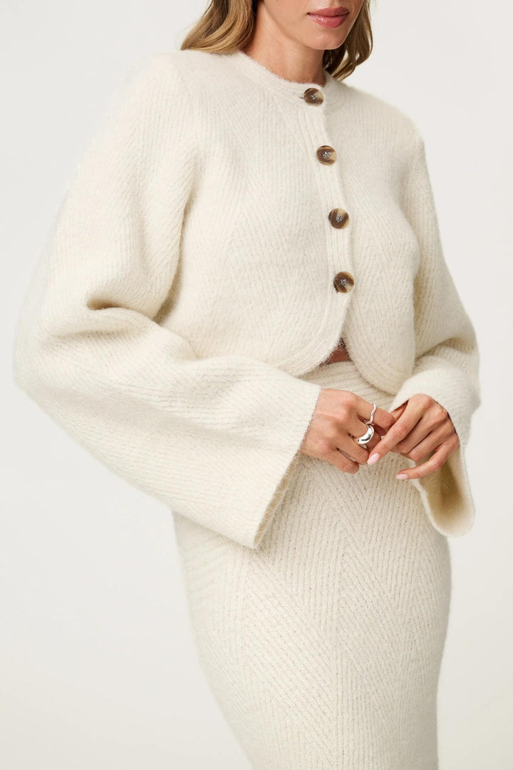 Cessole Cardigan- Off-white