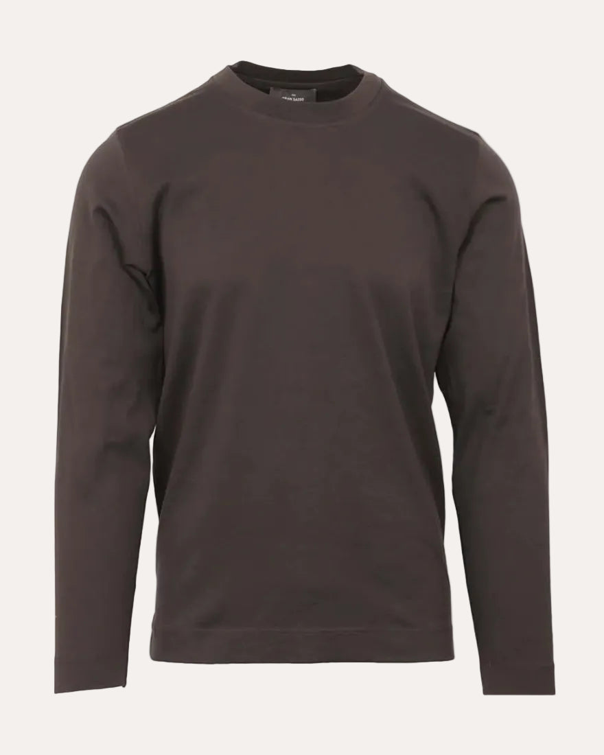 Jersey Longsleeve T-Shirt Brown