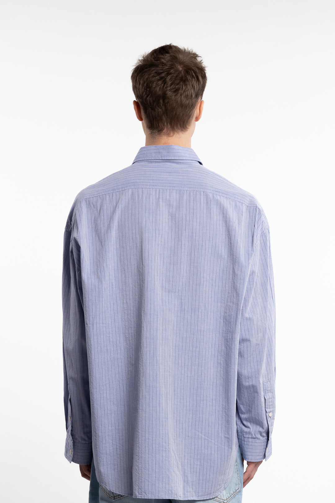 Button-Up Shirt Blue/Black