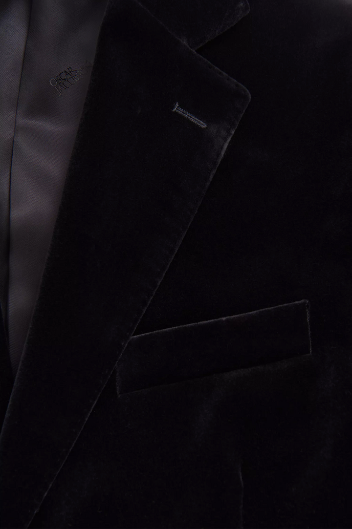 Fogerty Velour Blazer Black