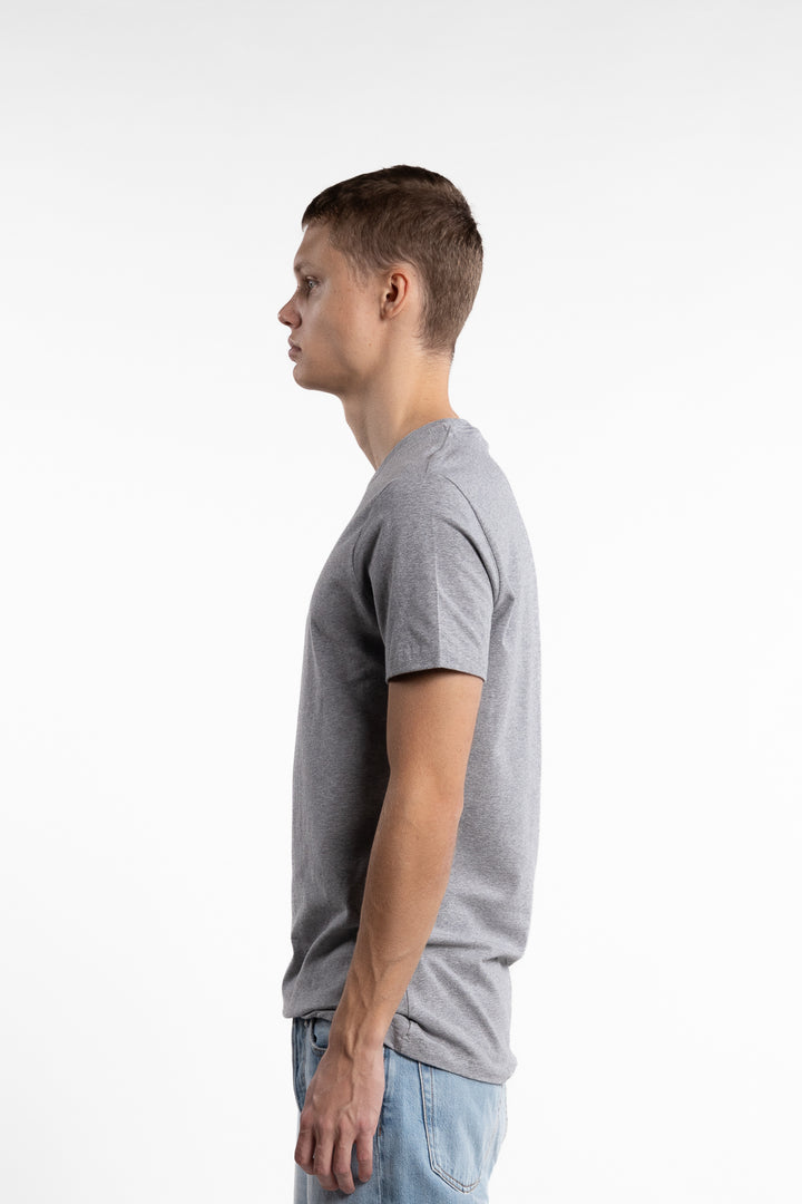 Crew Neck 2-Pack Grey Melange