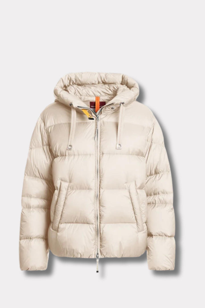Tilly Hooded Down Jacket - Moonbeam