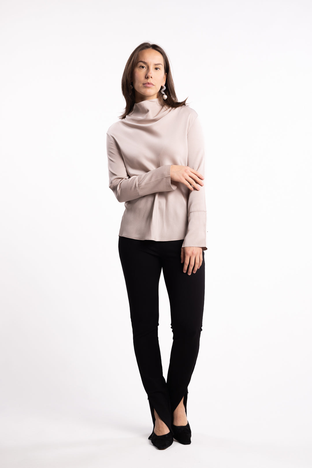 Ayumi Blouse- Greige
