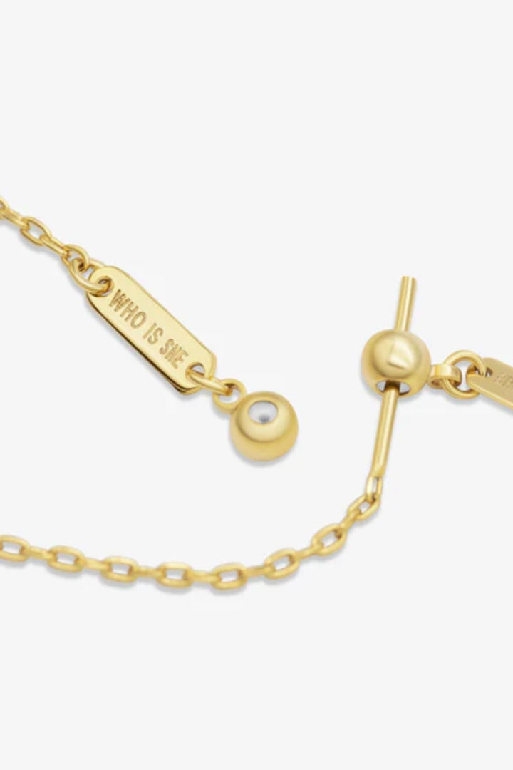 Charm bracelet gold -M/L