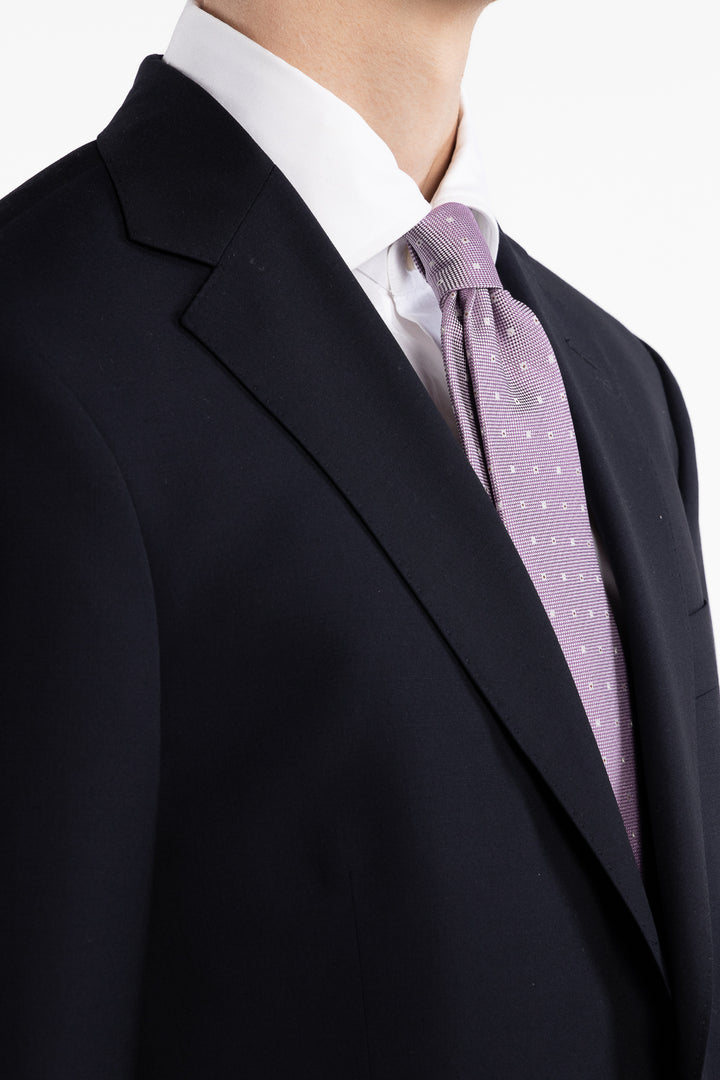 Silk Woven Tie Purple