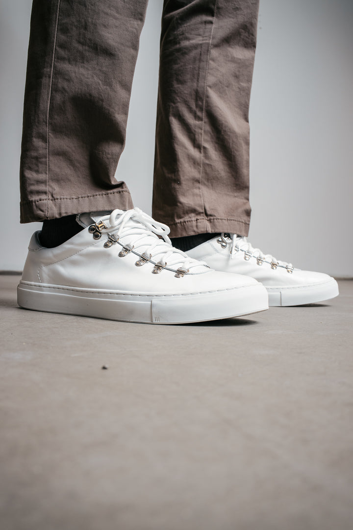 M Marostica Low White Nappa