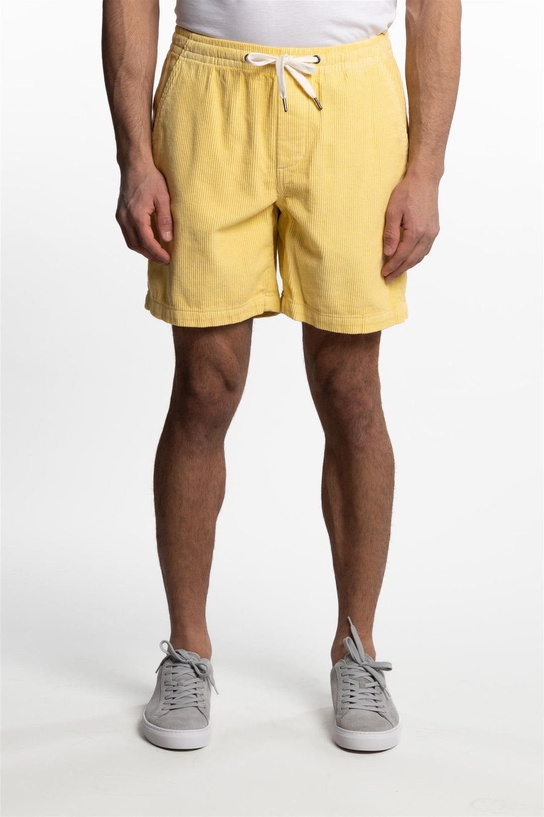 Corduroy Shorts Pastel Yellow