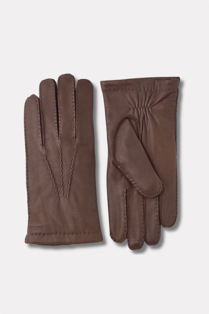 Matthew Deerskin Gloves Chocolate
