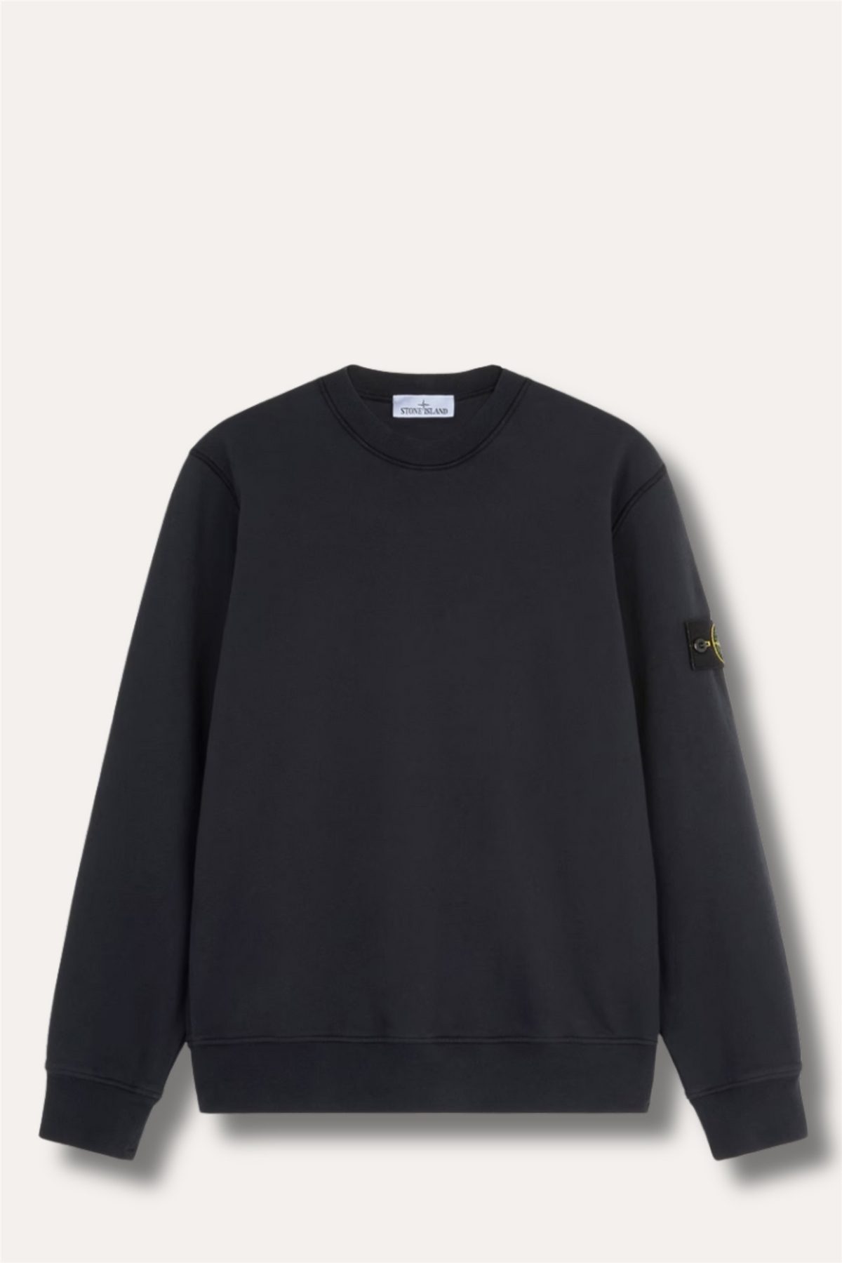 6100060 Organic Cotton Fleece Regular-fit Crewneck Navy Blue